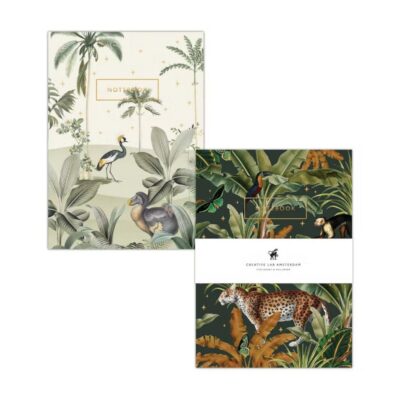 Creative Lab Amsterdan | Set de 2 Cuadernos - Oasis de Dodo y Selva Poderosa