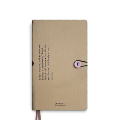 Tinne+Mia | Notebook Button - Almond