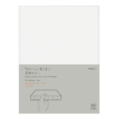 Midori MD Paper | Funda de Plástico - Tamaño cuadernos A5 Codex