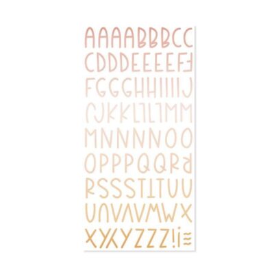 Mintopía | Alfabeto Chipboard - Aloha