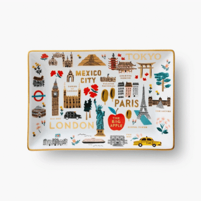 Rifle Paper Co. | Bandejita para joyas/llaves - Bon Voyage