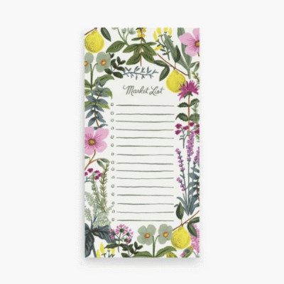 Rifle Paper Co. | Bloc de Notas - Lista de la compra - Herb Garden