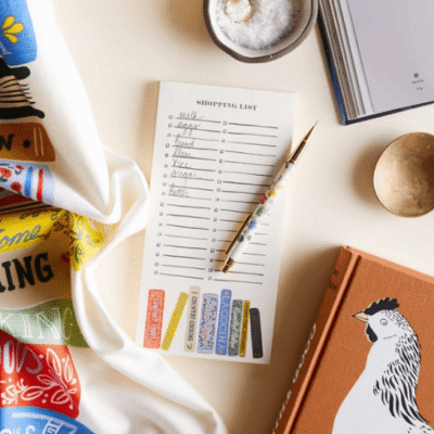 Rifle Paper Co. | Bloc de Notas - Cookbook - Lista de la compra
