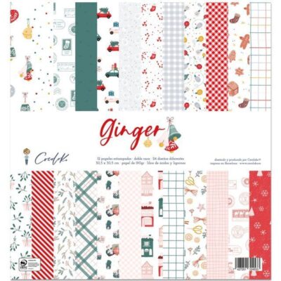 Cocoloko | Bloc de 12 Papeles 30x 30 cms - Ginger