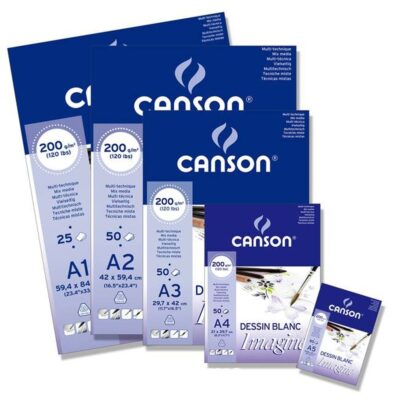 Canson | Bloc Encolado Imagine A4 - 50H 200gr