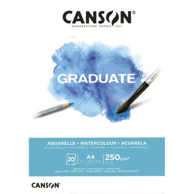 Canson | Bloc Graduate Acuarela A4 - 20H 250gr