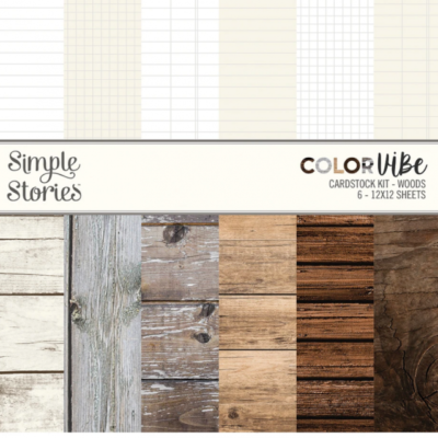 Simple Stories | Bloc de Papeles Grande Color Vibes - Woods-