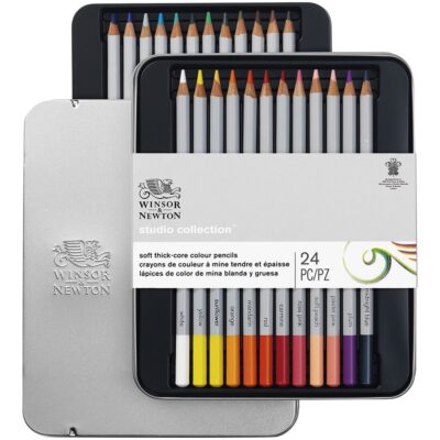 Winsor & Newton | Caja 24 lápices de colores