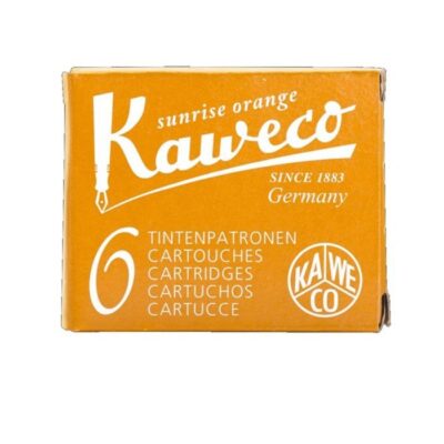 Kaweco | Caja de 6 Cartuchos de tinta estilográfica - Naranja