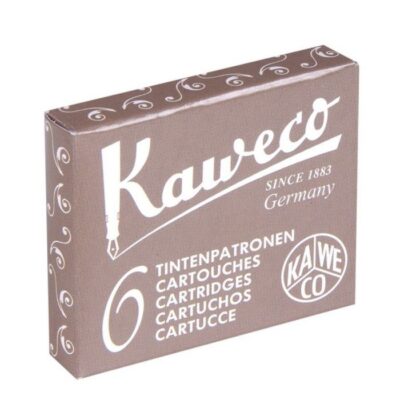 Kaweco | Caja de 6 Cartuchos de tinta estilográfica - Sepia
