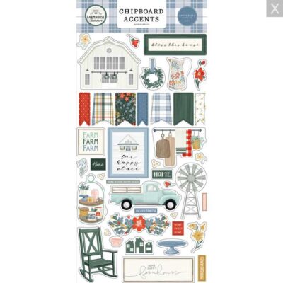 Carta Bella | Chipboard Accents - Farmhouse Summer