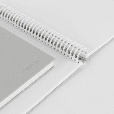 Mishmash | Cuaderno A5 Anillas Liso - Easy Breezy - Gris - Imagen 2