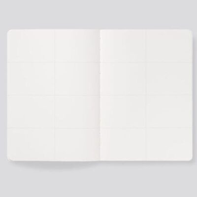 Alternative view of Mishmash | Cuaderno A5 Cuadriculas grandes - Albaricoque