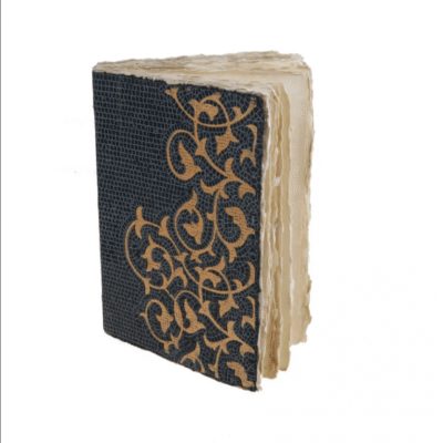 Épigr´A.M. | Cuaderno Artesanal - Pergamino - Fondo negro