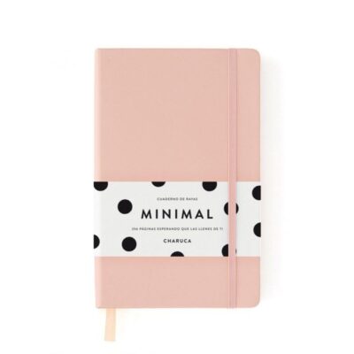 Charuca | Cuaderno con goma  - Pink - Líneas