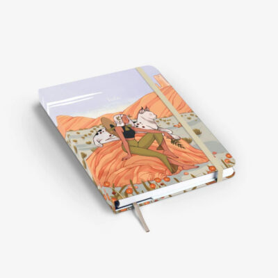 Mossery | Cuaderno Summer Lynx - 224 gsm (lapiz, pastel, acuarela) - Imagen 3