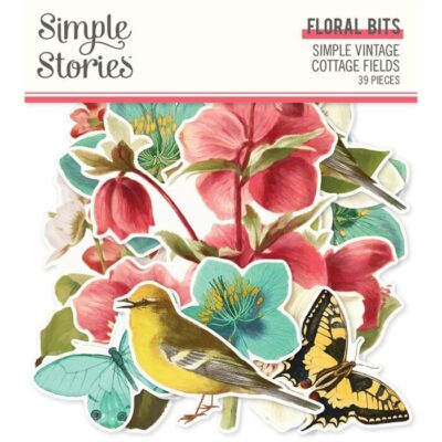 Simple Stories | Die-cuts Floral Bits- SV Cottage Fields