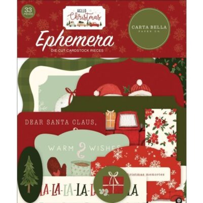 Carta Bella | Die cuts - Ephemera Hello Christmas
