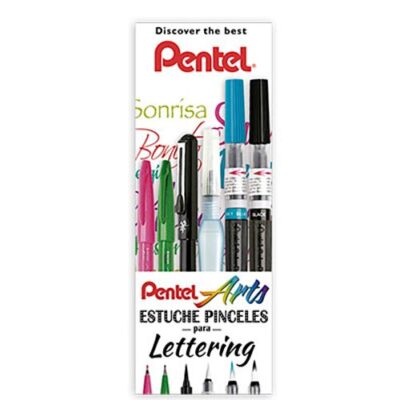 Pentel | Estuche de rotuladores para Lettering y Caligrafía