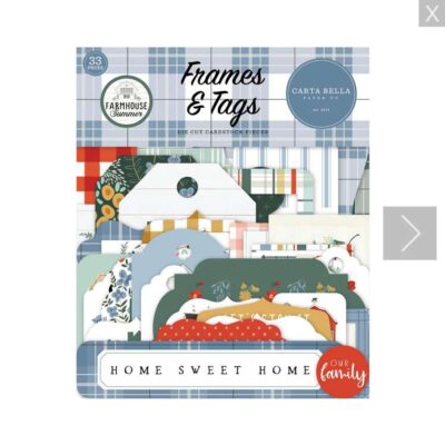 Carta Bella | Frames & Tags Die Cuts - Farmhouse Summer