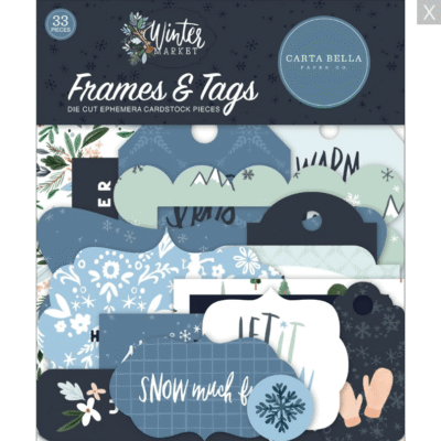 Carta Bella | Frames & Tags - Winter Market
