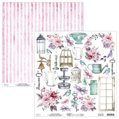Mintay | Set Papeles Scrapbooking 30 x 30 - Graceful - Imagen 2