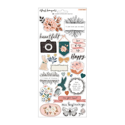Crate Paper | Hoja de Pegatinas - Fresh Bouquet -