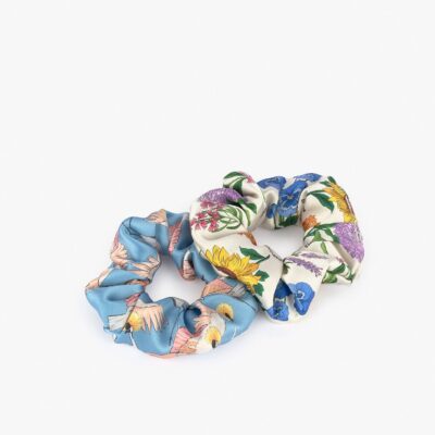 WOUF | Pack de 2 Scrunchies - Imperial Heron & Botanic