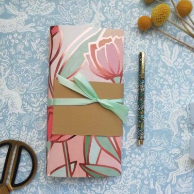 Trece Ideas | Journal - Modelo Flor de Verano II- Interior Negro