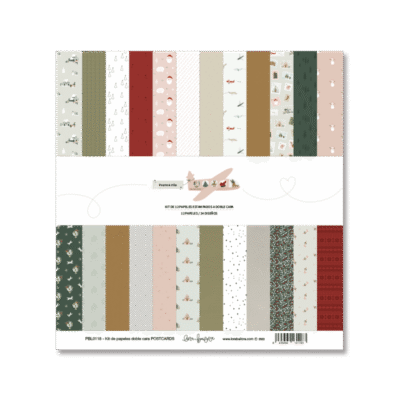 Lora Bailora | Kit de 12 papeles - doble cara - POSTCARDS