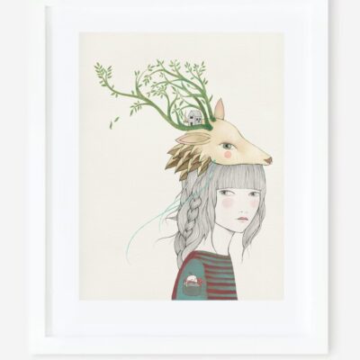 Lady Desidia | Lámina - Print Deer Girl