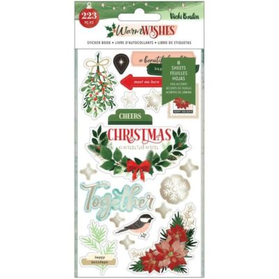 American Craft | Libro de Stickers Warm Wishes - Vicki Boutin