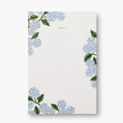 Rifle Paper Co. | Memo Notepad - Hydrangea