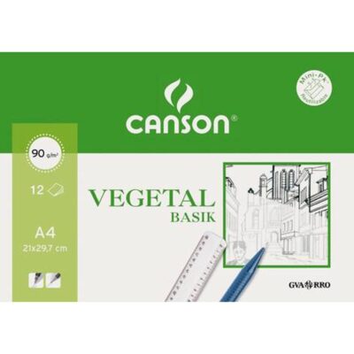 Canson | Minipack Vegetal A4 - 12h 90gr