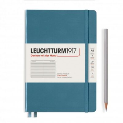 Leuchtturm 1917 | Notebook mediano A5 - Hoja de puntos - Rising Stone Blue
