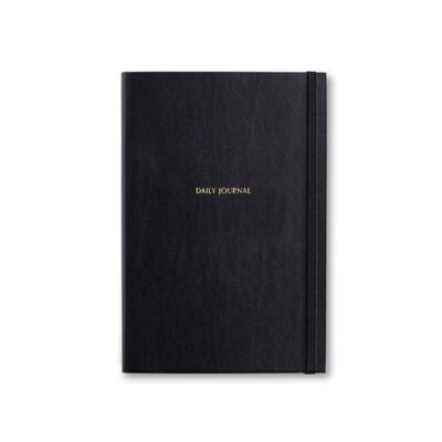 Makers Journals | Cuaderno Guiado - Daily Journal - Cubierta Piel Vegana Negra