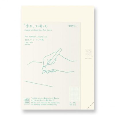 Midori MD Paper | Cuaderno  (tipo día página o CODEX) -Interior Puntitos - A5