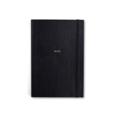 Makers Journals | Cuaderno - Notes - Piel Vegana Negra