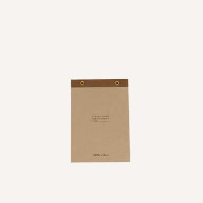 Monk & Anna | Notepad - A Walk Down