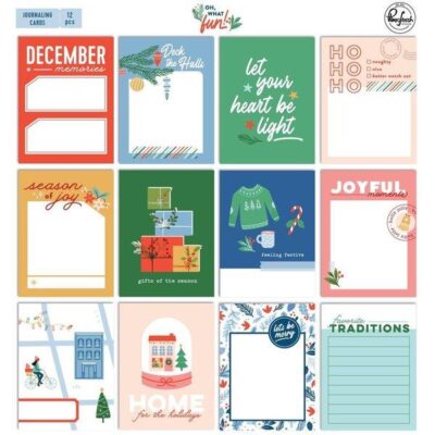 Pinkfresh Studio | Journaling Cards - Oh What Fun!