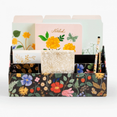 Rifle Paper Co. | Organizador de Escritorio - Strawberry Fields