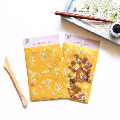 MU Lifestyle | Pegatinas Transferibles Foil Dorado - N.001 - Imagen 3