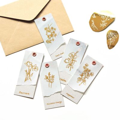 MU Lifestyle | Pegatinas Transferibles Foil Dorado - N.002 - Imagen 2