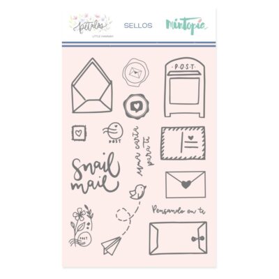 Mintopía | Sellos Snail Mail - Pétalos