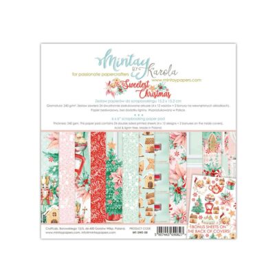 Mintay | Set Papeles Scrapbooking 30 x 30 cms - Sweetest Christmas
