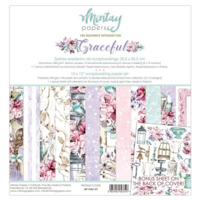 Mintay | Set Papeles Scrapbooking 30 x 30 - Graceful
