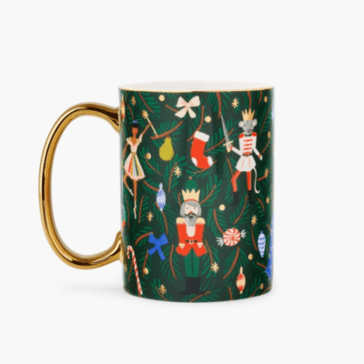 Rifle Paper Co. | Taza de  Porcelana - Evergreen Nutcracker