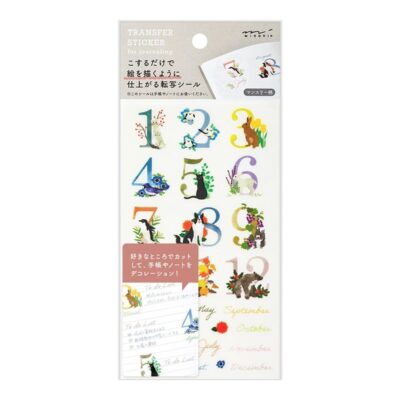 Midori | Pegatinas Transferibles 2585 – Monthly
