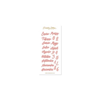 Lora Bailora | Troquel - Meses Script