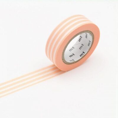 MT | Washi Tape - Border Peach Cream